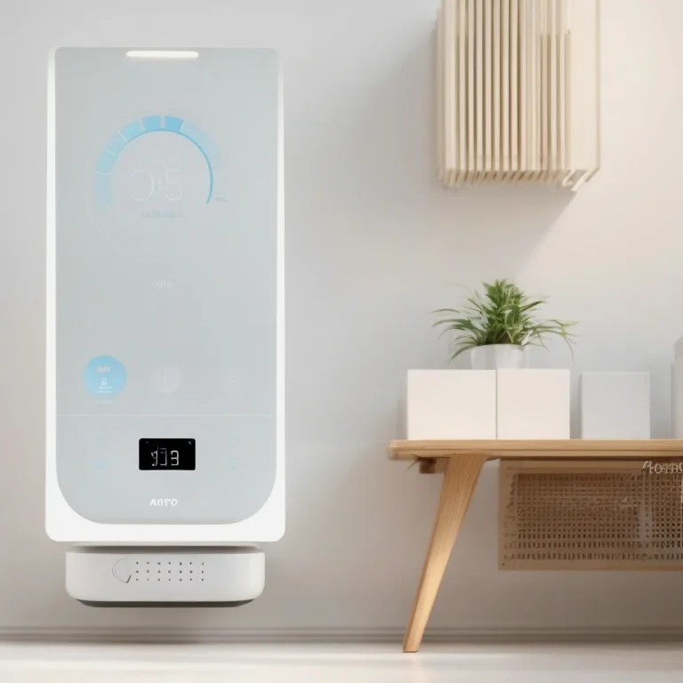 AirMaxEase climate control device installed in a modern home